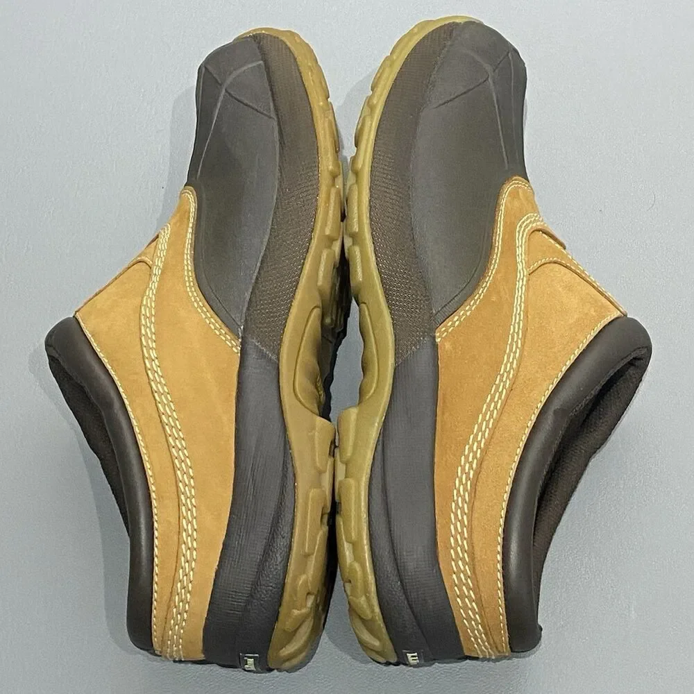 LL Bean Duck Shoes Clogs Slip-On Men’s 11 M Nubuck Leather Waterproof